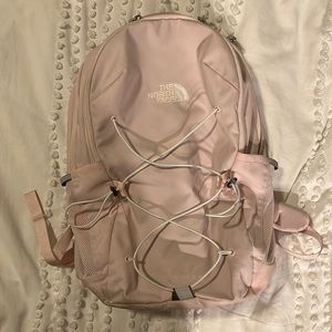Baby pink Jester north face backpack